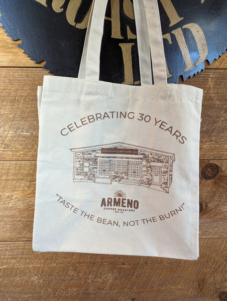 Armeno 30th Anniversary Canvas Tote Bags