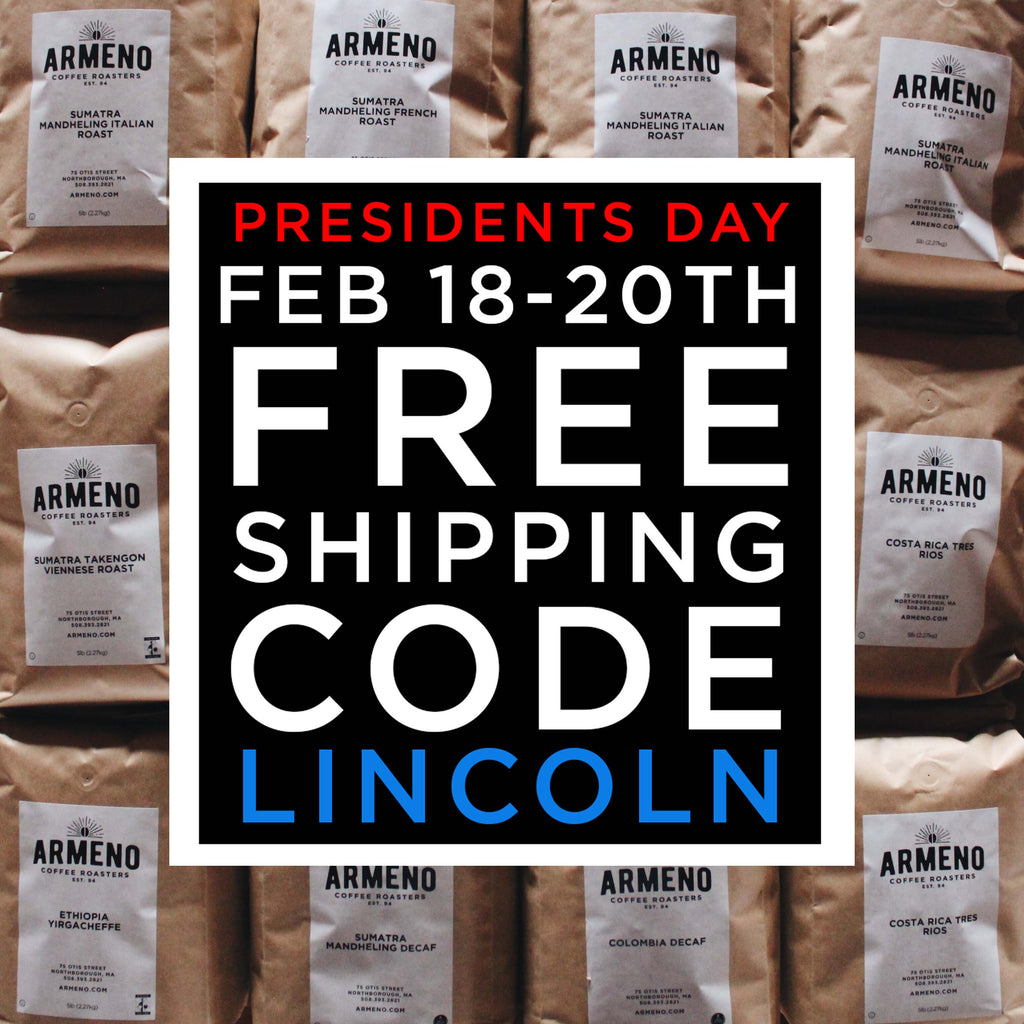 Free Shipping for President's Day! - The Weekly Grind 2018